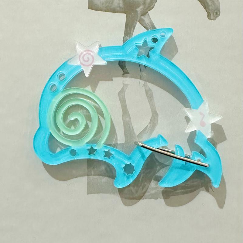 Cartoon Cute Musical Notes Carabiner Ins Acrylic Mobile Phone Pendant Backpack Hanging Handbook Decoration Gifts