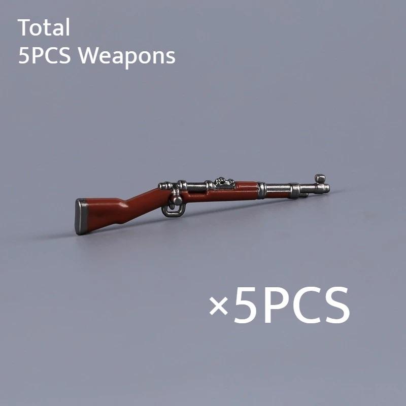 WW II Army Figures Accessory Parts Brick Playset WW2 Soldiers Army Warrior SWAT Police SWAT Machine Gun Scale Ratio Model Block Bricks Toys Playsetss