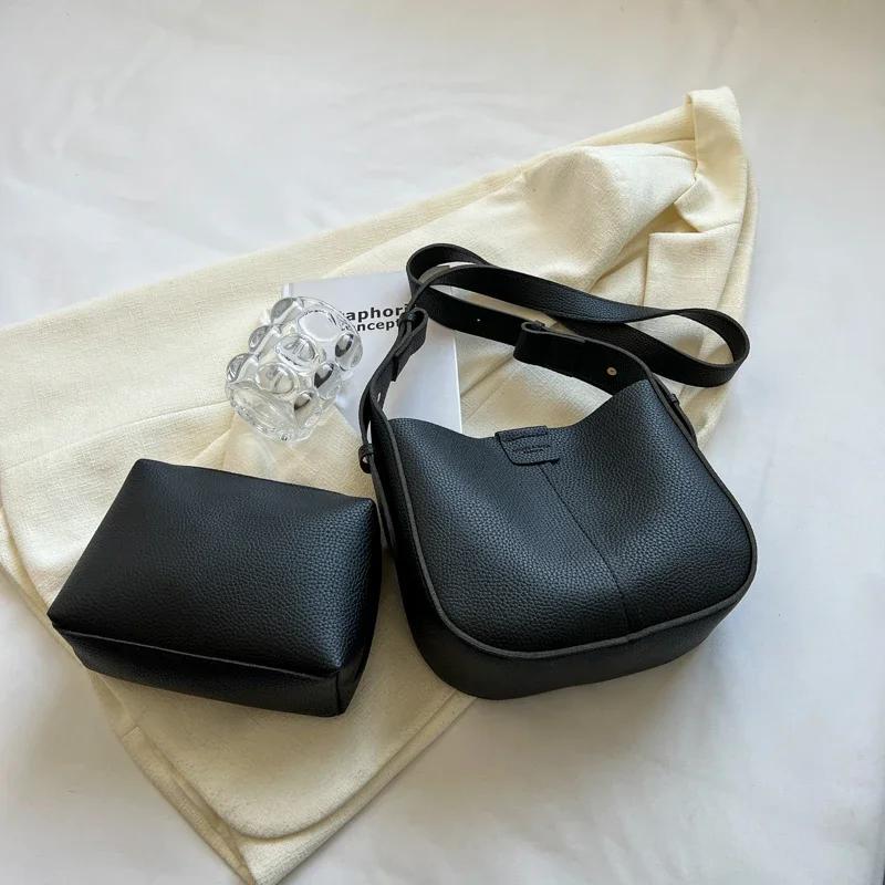 

Винтажные сумки для женщин, модная фактура, искусственная кожа, сумка через плечо, большая вместимость, женские сумки-ведра, новые