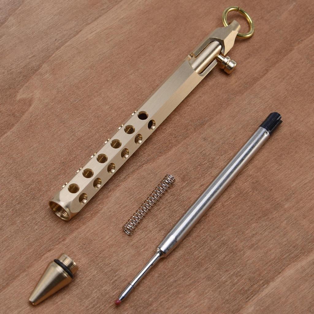 Brass Ball Size Rollerball Writing EDC Sign Business Daily Use for School