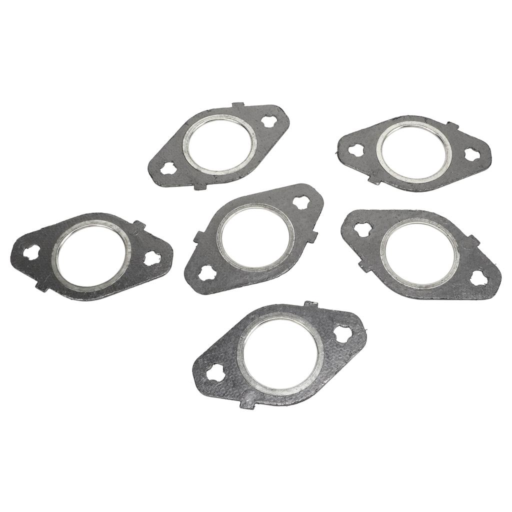 6pcs Exhaust Manifold Gasket Set Perfect Sealing Replacement for Dodge Ram for Cummins 5.9 L 6.7L