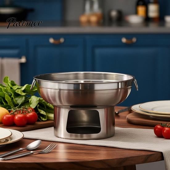 Fast Heating Cookware for Family Dinner Stainless Steel Hot Pot Induction Gas And Electric Stoves, Detachable Sturdy All Stoves Round Pot,