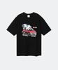 Slow Record House Dog Driven Car T-Shirt_Black