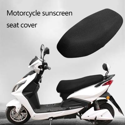 Summer Cool 3D Mesh Motorcycle Seat Cover Breathable Scooter Seat Covers Cushion Anti-Slip Cover Grid Protection Pad