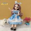 1 Set Attractive Eyes 30cm Bjd Doll with Clothes Princess Makeup Ball Joint Doll  Toddler