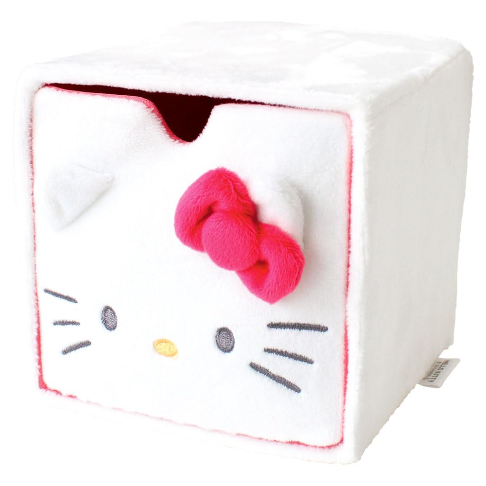 Tees Factory Sanrio Characters Plush Hello H140 x W140 x Chest, Kitty, Approx. D140mm, SR-5545338KT