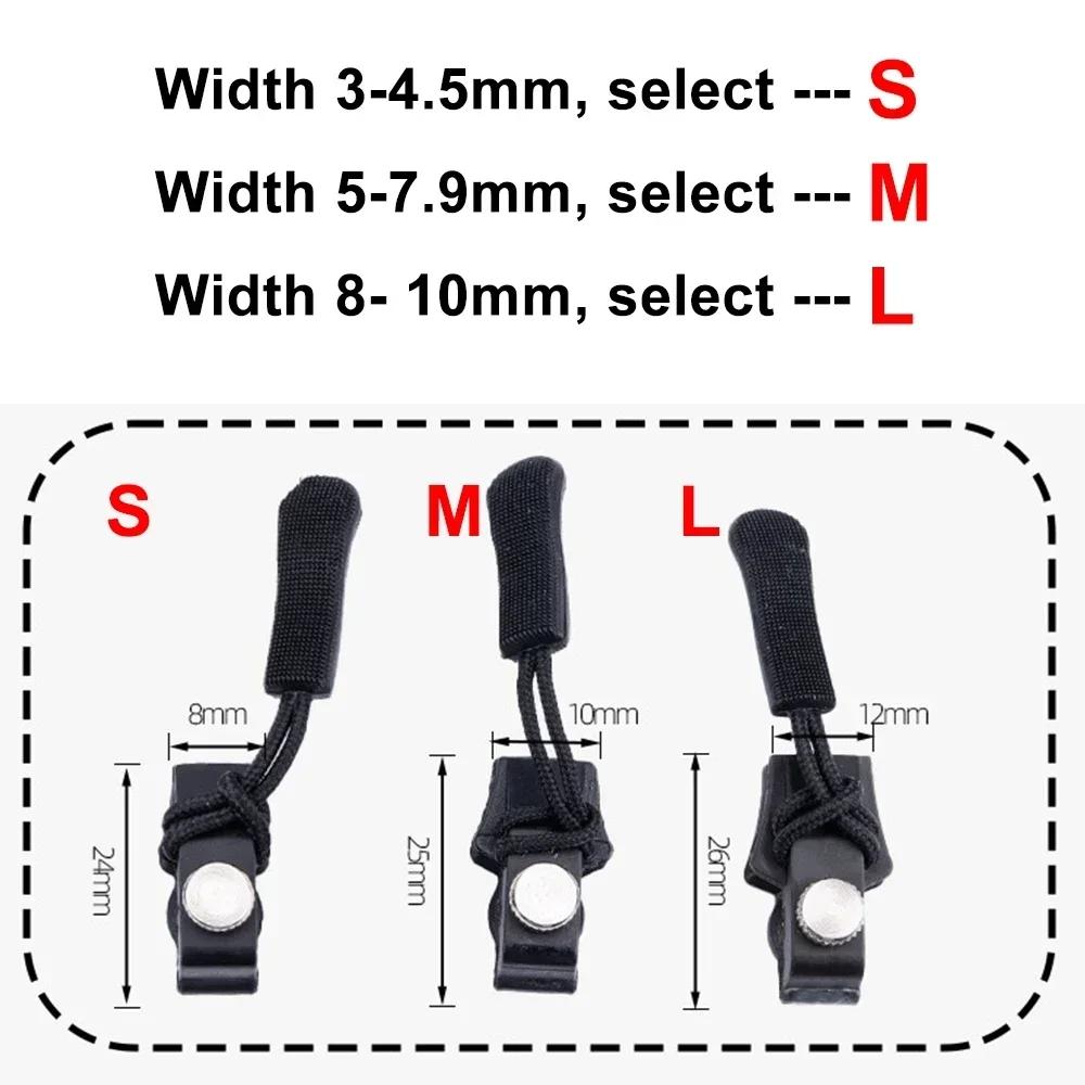 No-Tool Zipper Head Repair Kit – Universal Replacement Sliders for Clothing, Backpacks & Luggage (Fits Most Zipper Types)