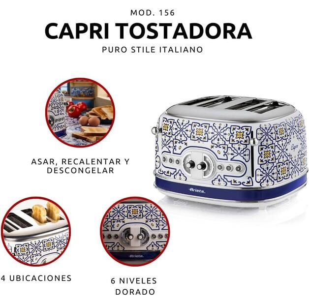 Toaster Ariete 156 Light Blue