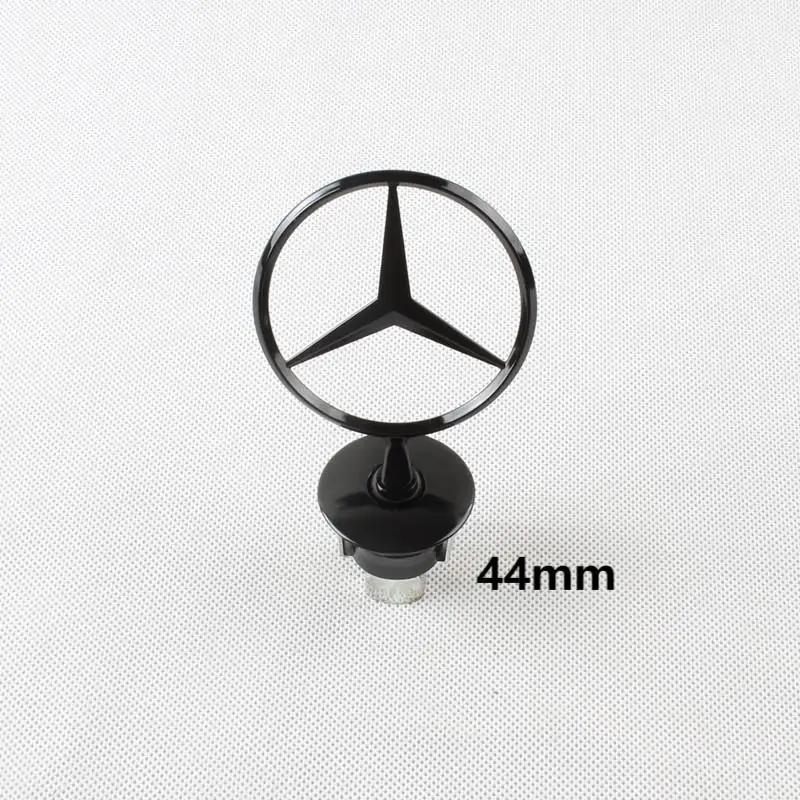 GLC GLB 1pcs Mercedes Benz emblem Star Bonnet Car Hood Front Logo for Mercedes Benz W202 W203 W204 W208 W210 W220 W221