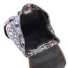 1Pc New Ethnic Style Multi-pocket Backpack Female Mori Foreign Style Large Capacity Canvas Schoolbag Casual Outdoor Small Backpack