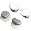 New ABS Wood Grain Door Knobs Wood Grain Self-adhesive Cabinet Knobs Hardware Furniture Door Knobs Handles Wardrobe