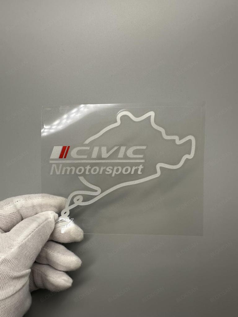 Civic Fuel Filler Cover Sticker Rear Glass Rear 11th Generation