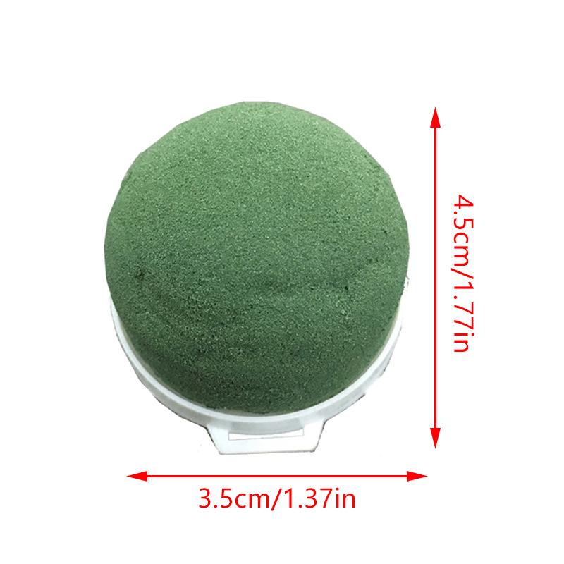 1/12 szt. Mini Okrągły Uchwyt z Pianki Florystycznej, Zielony Suchy i Mokry Kwiaciarnia Kwiatek Blok Rzemiosło Materiały do Aranżacji na Butelkę Wina