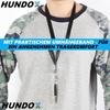 HUNDOX Hundepfeife Hochfrequenzpfeife lautlos + Klicker+ Schlüsselband [2er Set]