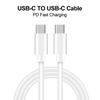 USB Type C To USB C Cable For XIAOMI POCO M3 X3 NFC Type-C PD 100W 60W Fast Quick Charge 4.0 USB-C Cable For MacBook iPad USB-C