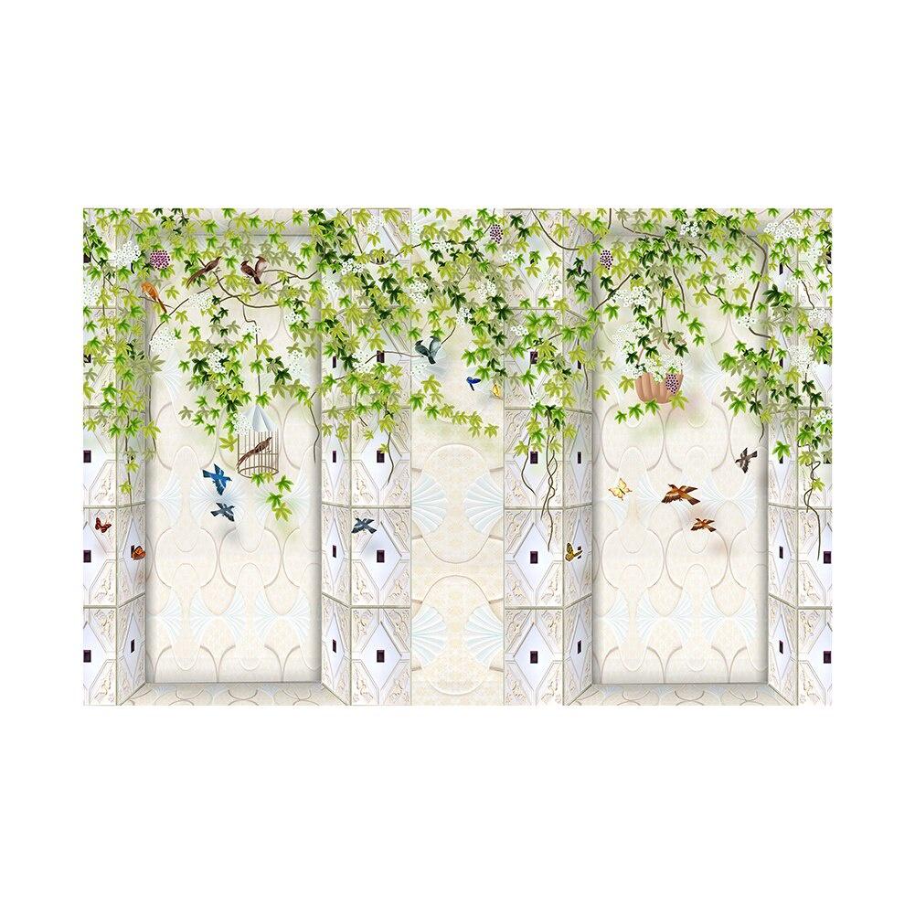 Floral Vine Wallpaper Backdrop,Romantic Ambiance Backdrop for Weddings,Spring/Summer Events,Flower Decor,Party Backdrop,Photo Gallery
