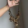 New Floral Multi-layer Bohemian Style Necklace Women's Temperament Retro Necklace Light Luxury High-end Flower Necklace