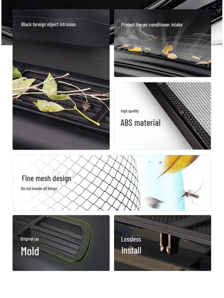 Tesla Model Y AC Intake Insect Screen Protection