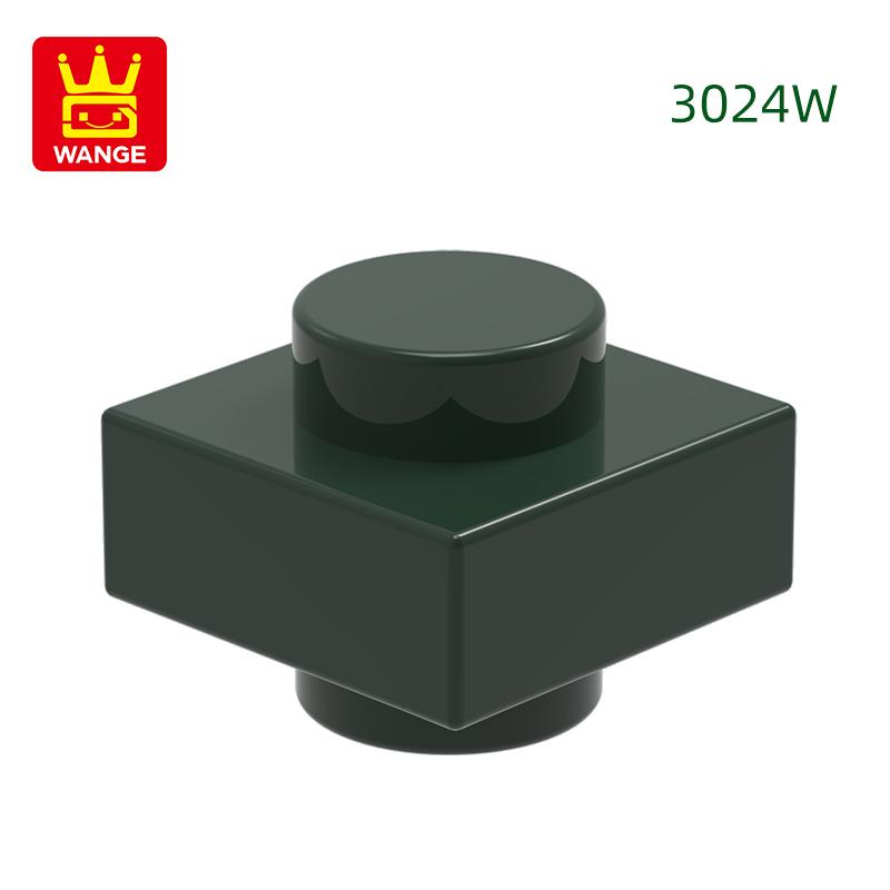 Non-Toxic 549Pcs/Lot 3024W 1X1 Double Cylinder Block Moc Color Accessories Compatible With Brick Diy Children'S Toy S1355