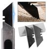 Black Steel Ladder Blade Box Set Sharp Trapezoid Utility Knife Replacement DIY Art Craft Cutter Carving Supplies Multifunctional