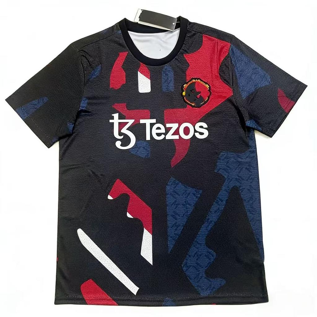 Fans short-sleeved mesh quick-drying football jersey D print Portugal Côte d'Ivoire Morocco