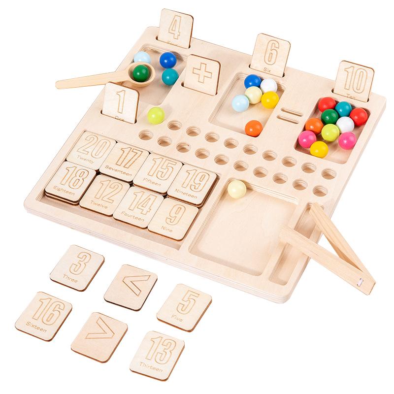 

Детские математические игрушки в приходе Монтессори, клипсы для подсчета чисел, игра для дошкольного обучения, обучающие деревянные игрушки