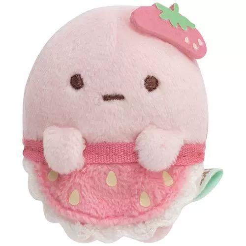 Four Color Mini Sumikko Gurashi Plush Toy San X Sumikko Gurashi Strawberry Tapioca Ornament Fluffy Soft Doll Kawaii Decoration