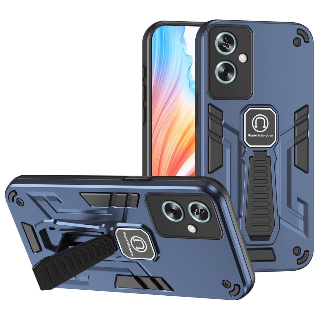 For Oppo A79 5G/A2 5G Phone Case Scratch-Resistant Back Cover Kickstand