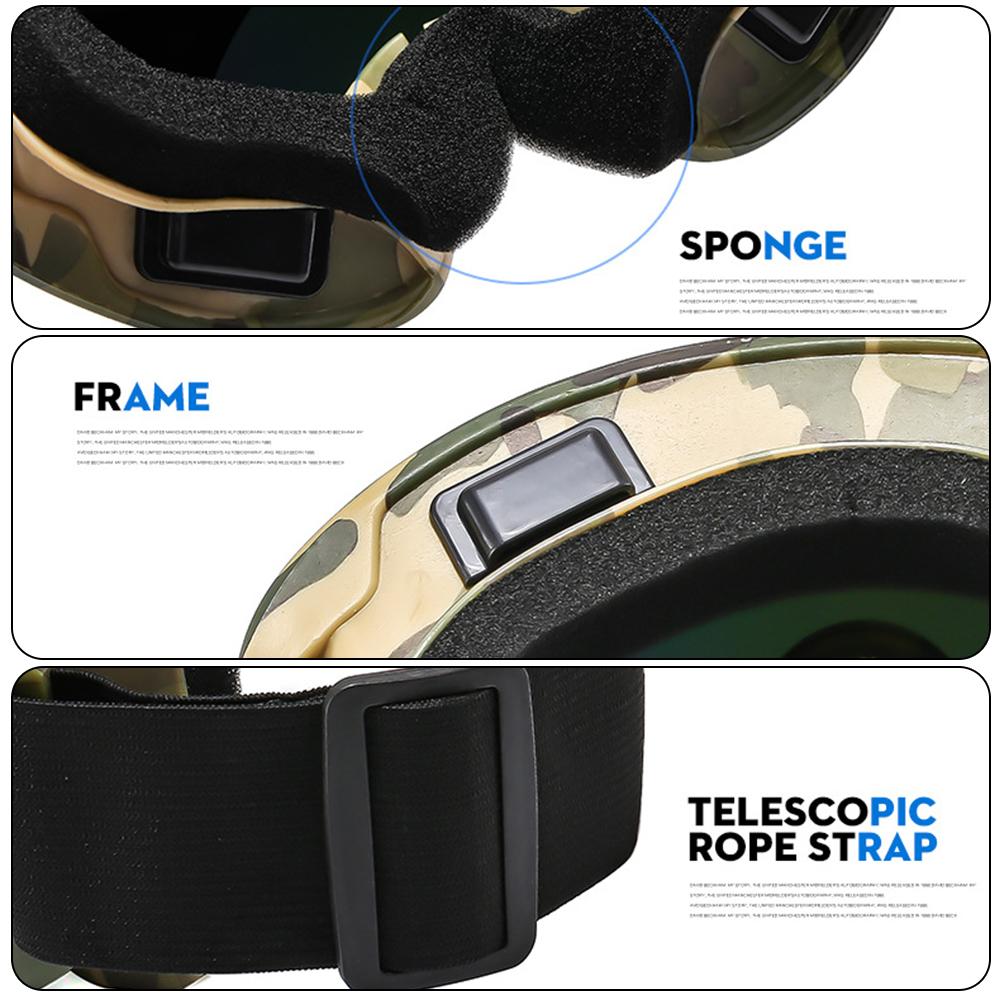 Große Skibrille mit farbiger Linse Antibeschlag Bergsport Skibrille Outdoor Sport Schnee Snowboardbrille für Erwachsene Jugendliche