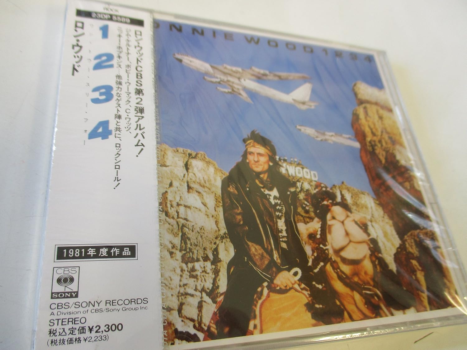 

CD RON WOOD - 1234 23DP5589PROMO Japan Rock Used