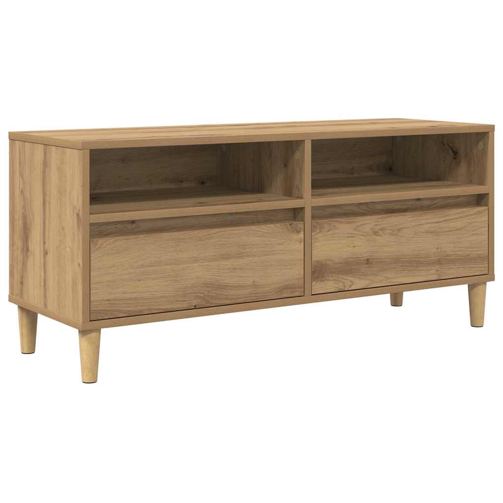 TV Stand Artisan Oak 100 x 34.5 x 44.5 cm Particleboard