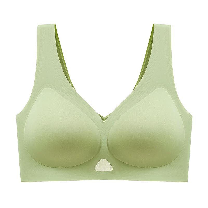 

Traceless upper support secondary breasts without steel ring bra integrated bra light sports wind m(recommended 45-52.5kg 32abc )