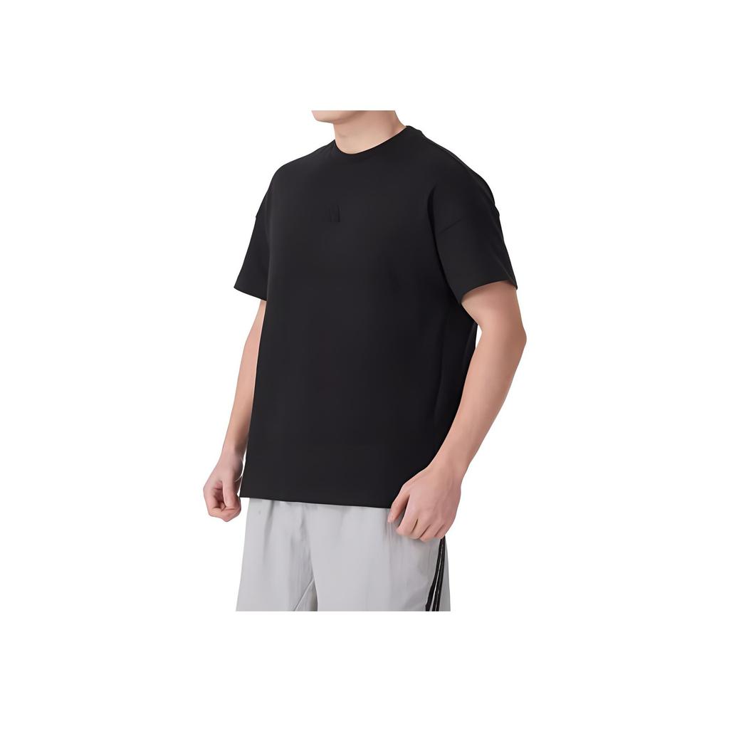 Adidas SS25 M A SZN Minimalist Sports Casual Loose Breathable Short Sleeve T-Shirt Men Tops Black JY8565