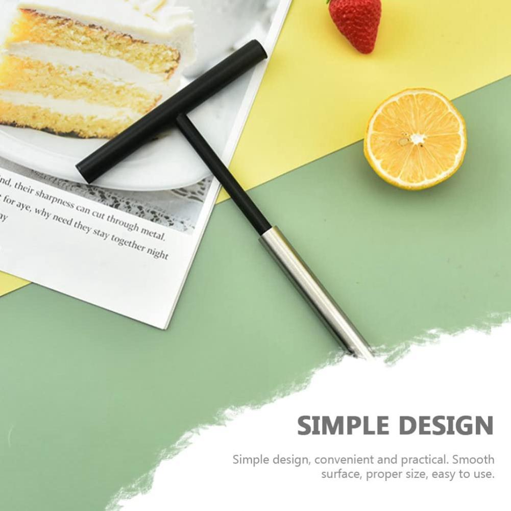 ABWR-2Pcs Crepes Spreaders Silicone Stainless Steel Crepes Spatula Spreader For Crepes Pancakes Baking Cooking Kitchen