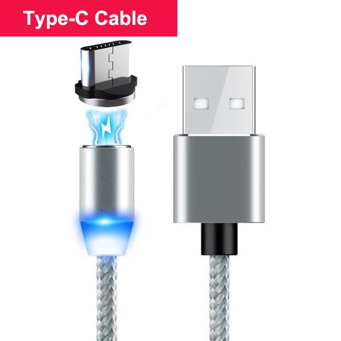 Magnetic Cable Type C Micro USB Fast Charging Cable for Xiaomi Huawei Samsung Magnet Android Mobile Phone Quick Charge Wire