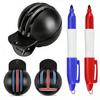 Golf Ball Stencil with Pens Smooth Writing Stamp Ball Liner Golf Marking Tools for Men Women Putting Training Practice Course