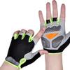 1 Pair Sports Half Finger Gloves Outdoor Cycling Fitness Training Breathable Shock Absorbent Non-Slip Climbing Half Gloves Unisex