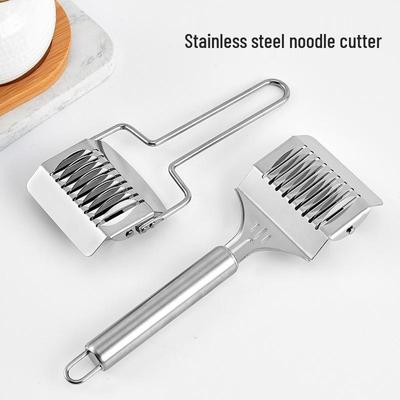 Stainless Steel Manual Noodle & Herb Cutter with Rolling Slicer Divider
