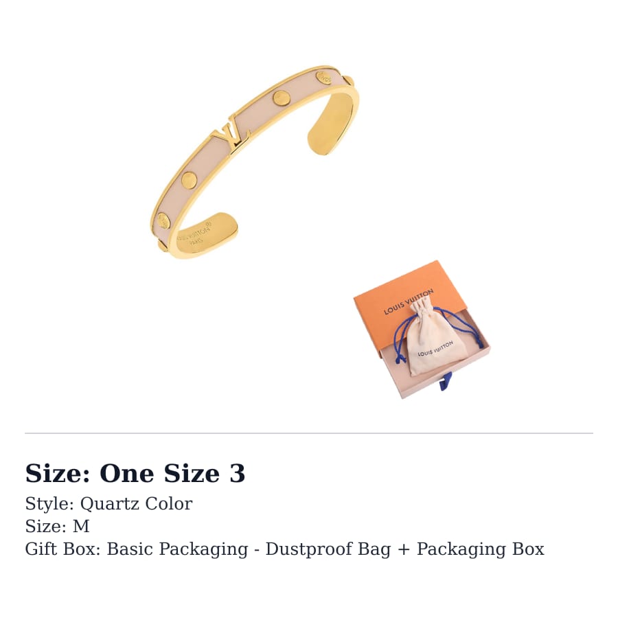LOUIS VUITTON Bangles Women's Quartz M1898M