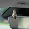 4PCS Car ornament, cute cat, lazy cat, lazy cat, center console screen decoration ornament, rearview mirror, reclining doll