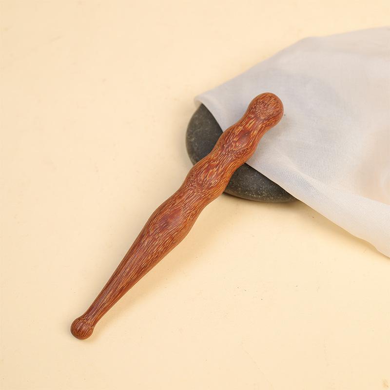 Premium Wooden Acupoint Massage Stick Multi-use Meridian Massage Tool for Foot Head Body Relaxation Daily Beauty Care