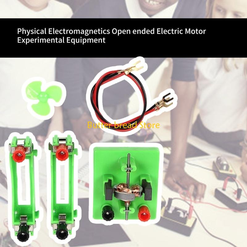 W89C Open Type Electric Motor Components Electromagnetism Experiment Set for Labs