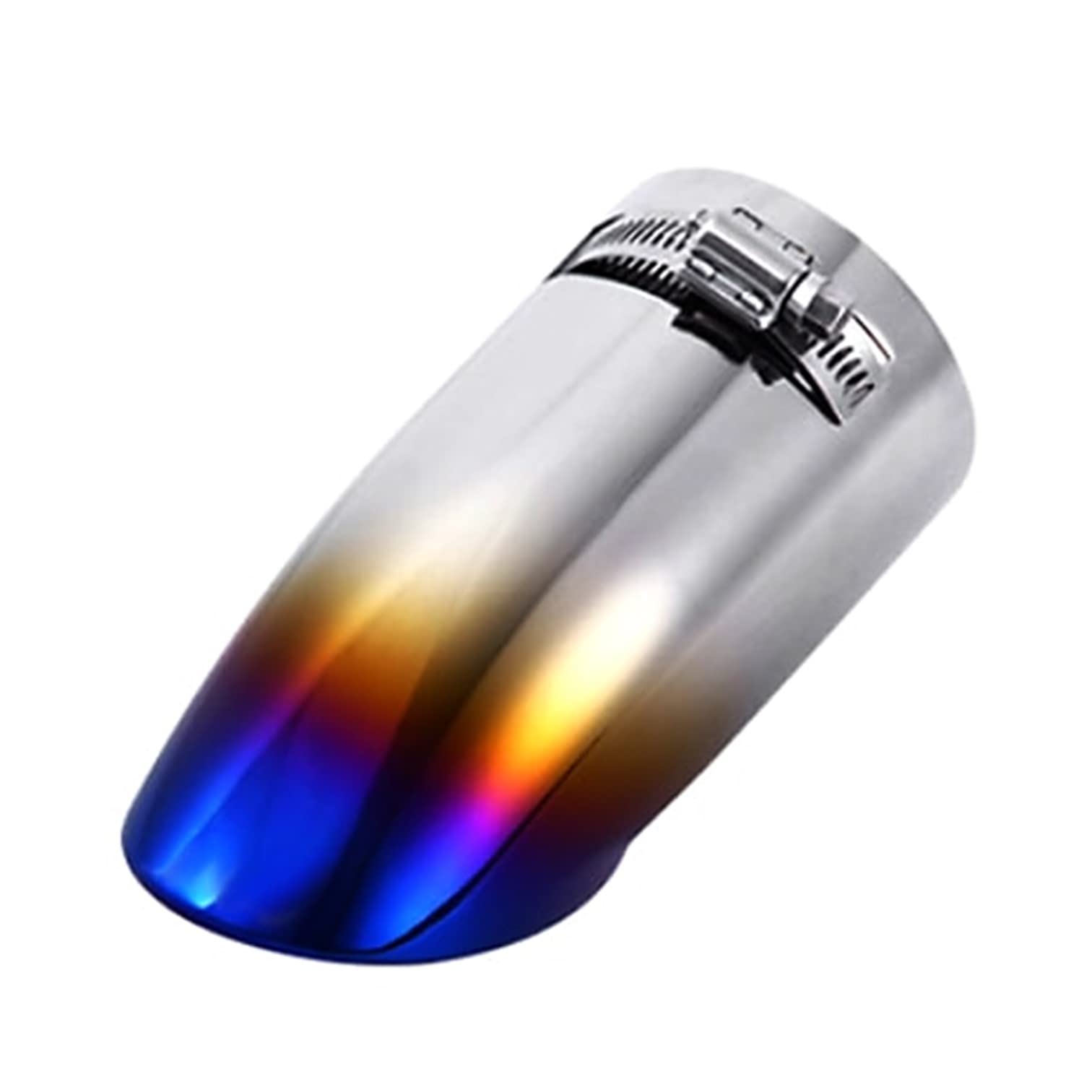 

Exduct Muffler Cutter, Diagonal Cutter, Universal Flipup, Single, Stainless Steel, Tail Pipe, Downward, Stain Resistant (Titanium Blue) синій