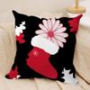 Luxury M-Mardi M-Mercred Cushion Cover Silky Short Plush Sofa Pillow Cover Hidden Zipper Soft Dustproof Case for Home Decor