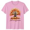 Fall Is My Favorite Autumn Tree Pumpkins Seasons Unisexs TShirt Unisexs Tee Graphic