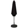 Garden Umbrella with Base 270 X 270 Cm Polyester Rectangular