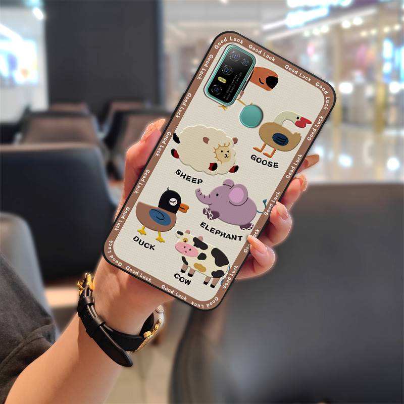 Full Wrap Silicone Phone Case For Doogee N30 Waterproof Durable Cartoon Fashion Design Back Cover Anti-dust Anti-knock