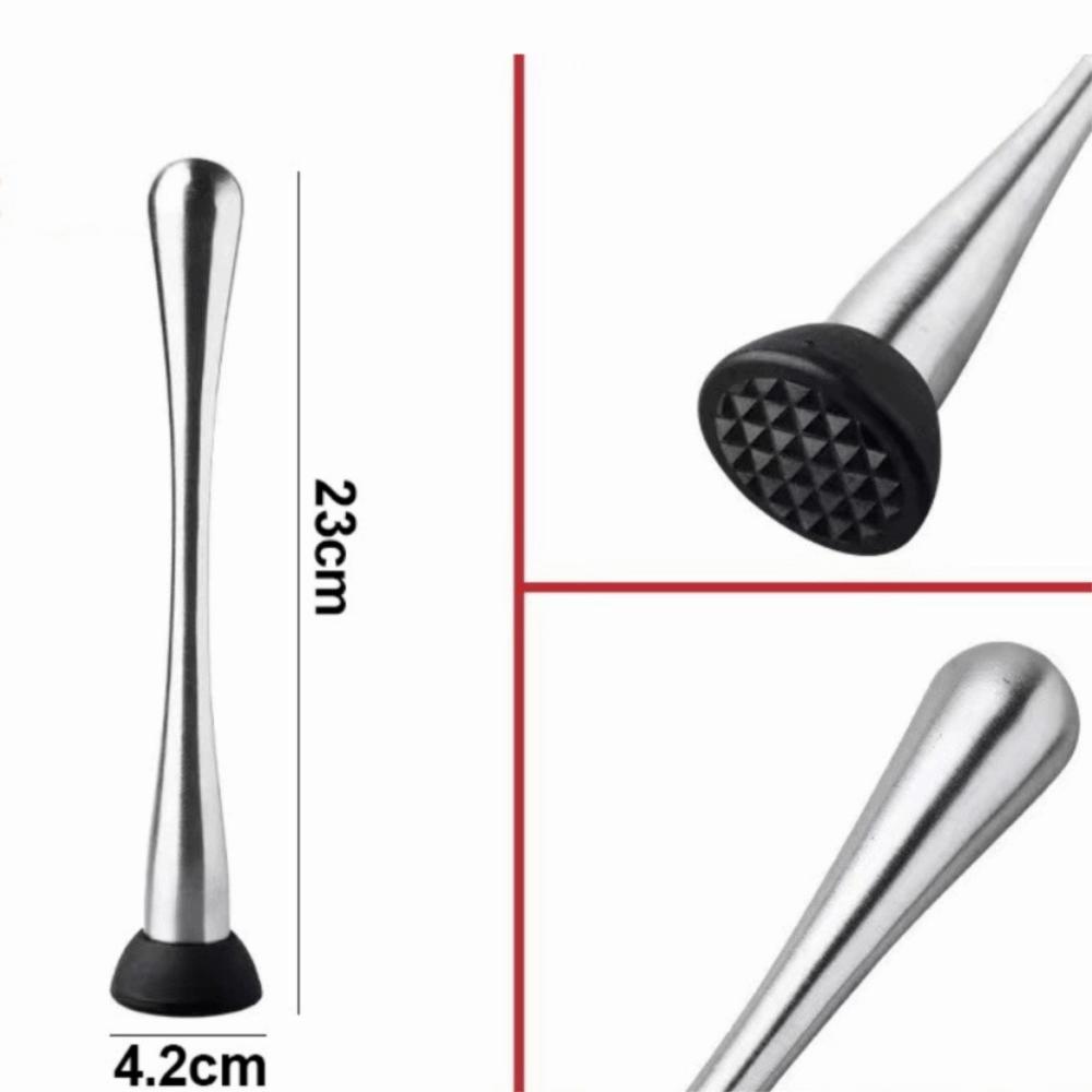 Crushing Crushed Ice Hammer Stainless Steel Popsicle Stick Tool Cocktail Muddler  Juice Muddling