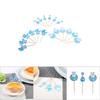 18Pcs Girl Type Kids Birthday Cute Cupcake Toppers Baby Shower Cake Decorations (Pink)