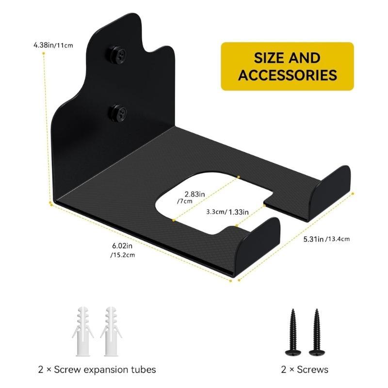Platzsparendes Trimmer-Rack Garagen-Wandhalterung Halter Für Elektrowerkzeug Rasentrimmer Kettensägen Rostfreies Stahlmontagesystem